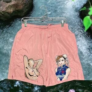 Chun Li Embroidered Swim Shorts